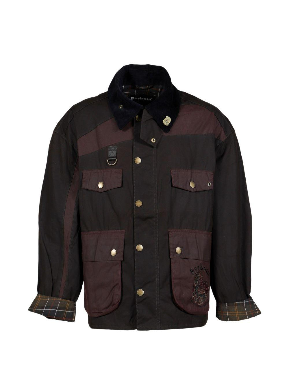 Giacca con tasche in viola Feng Chen Wang x Barbour - uomo 