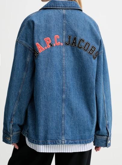 Giacca denim in cotone in blu A.P.C. X marc jacobs - unisex 