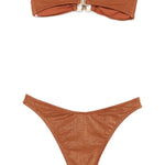 Bikini Metallizzato Daylight in marrone Zimmermann - donna 
