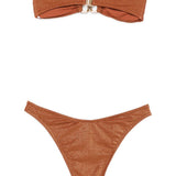 Bikini Metallizzato Daylight in marrone Zimmermann - donna 