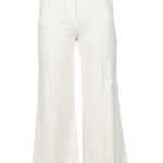 Pantaloni a gamba ampia in bianco ELie Saab - donna 