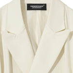 Giacca con cinturini in bianco Undercover - donna 