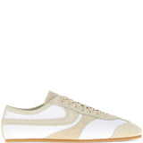Sneakers in camoscio in beige 