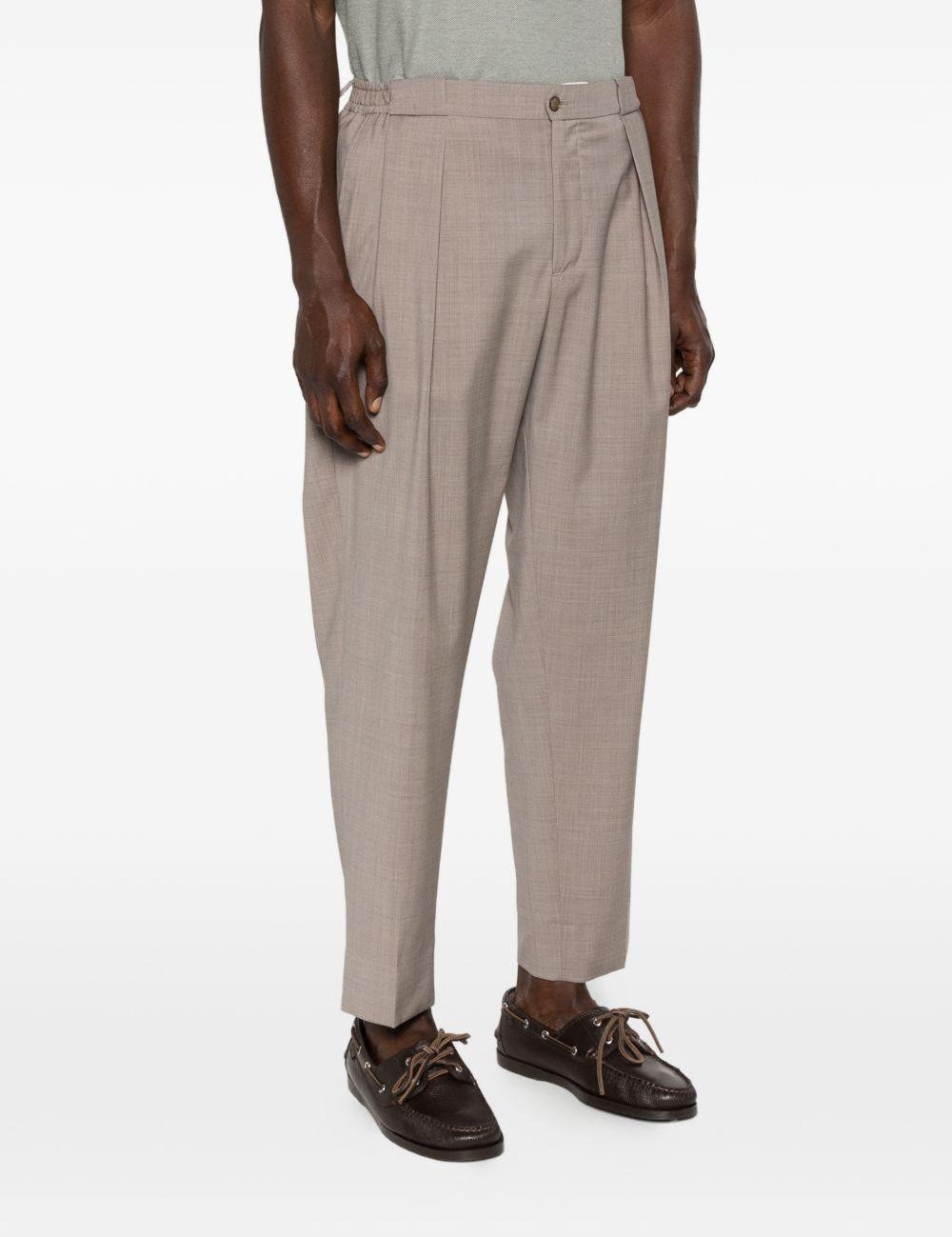 Pantaloni plissé in beige  Briglia 1949 - uomo 
