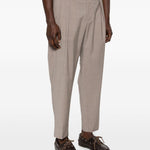Pantaloni plissé in beige  Briglia 1949 - uomo 