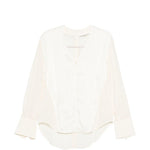Blusa con dettaglio polsino in bianco Victoria beckham - donna 