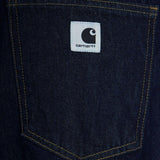 jeans brandon in blu scuro carhartt wip - donna 