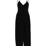 Tuta intera Kenny in nero Norma Kamali - donna 