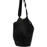 Borsa a mano Lotus con stampa zebrata in nero e bianco Khaite - donna 