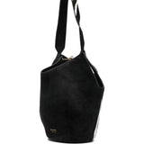 Borsa a mano Lotus con stampa zebrata in nero e bianco Khaite - donna 