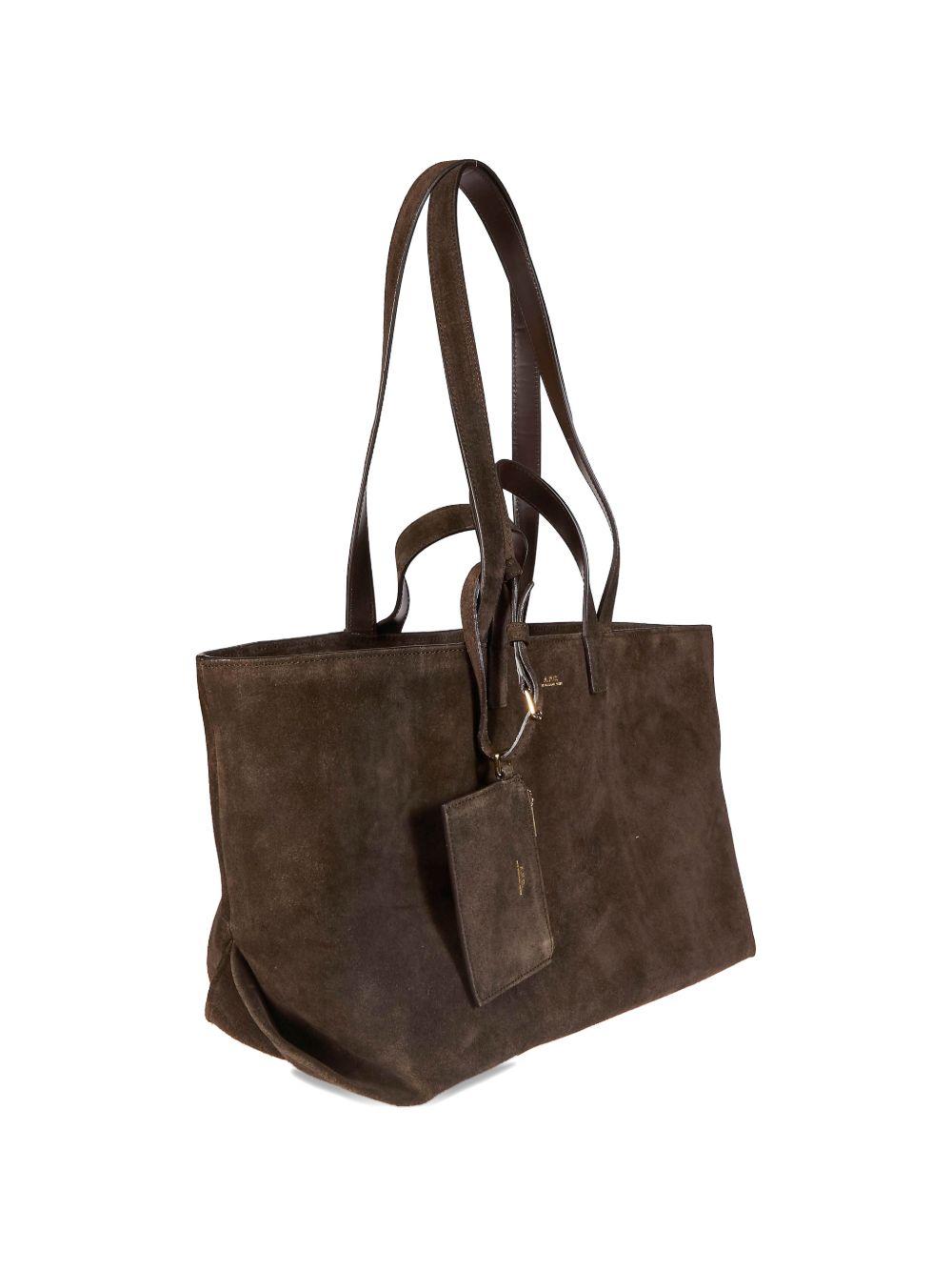 Borsa tote le drummer in marrone A.P.C. - donna 