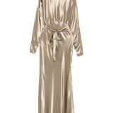 Abito midi Zizi in oro The andamane - donna 