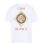 T-shirt con stampa in bianco Casablanca - uomo 