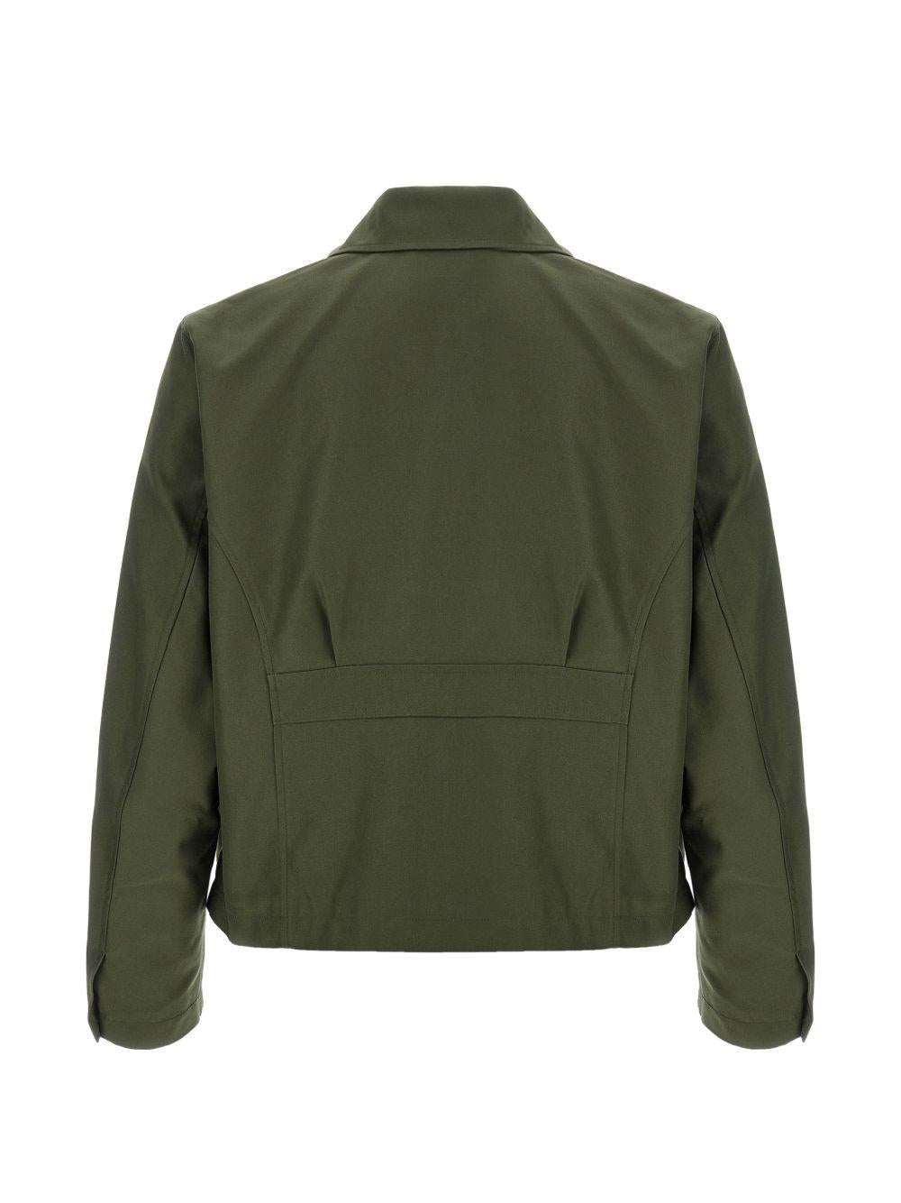 Giacca lucky station in verde militare second layer - uomo 
