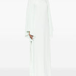 Abito lungo con gemme in verde menta chiaro Amen - donna 