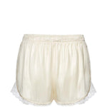 Shorts in pizzo in avorio Magda Butrym - donna 