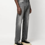 Jeans a gamba dritta in nero Sunflower - uomo 