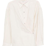 Camicia con chiusura laterale in avorio Lemaire - donna 