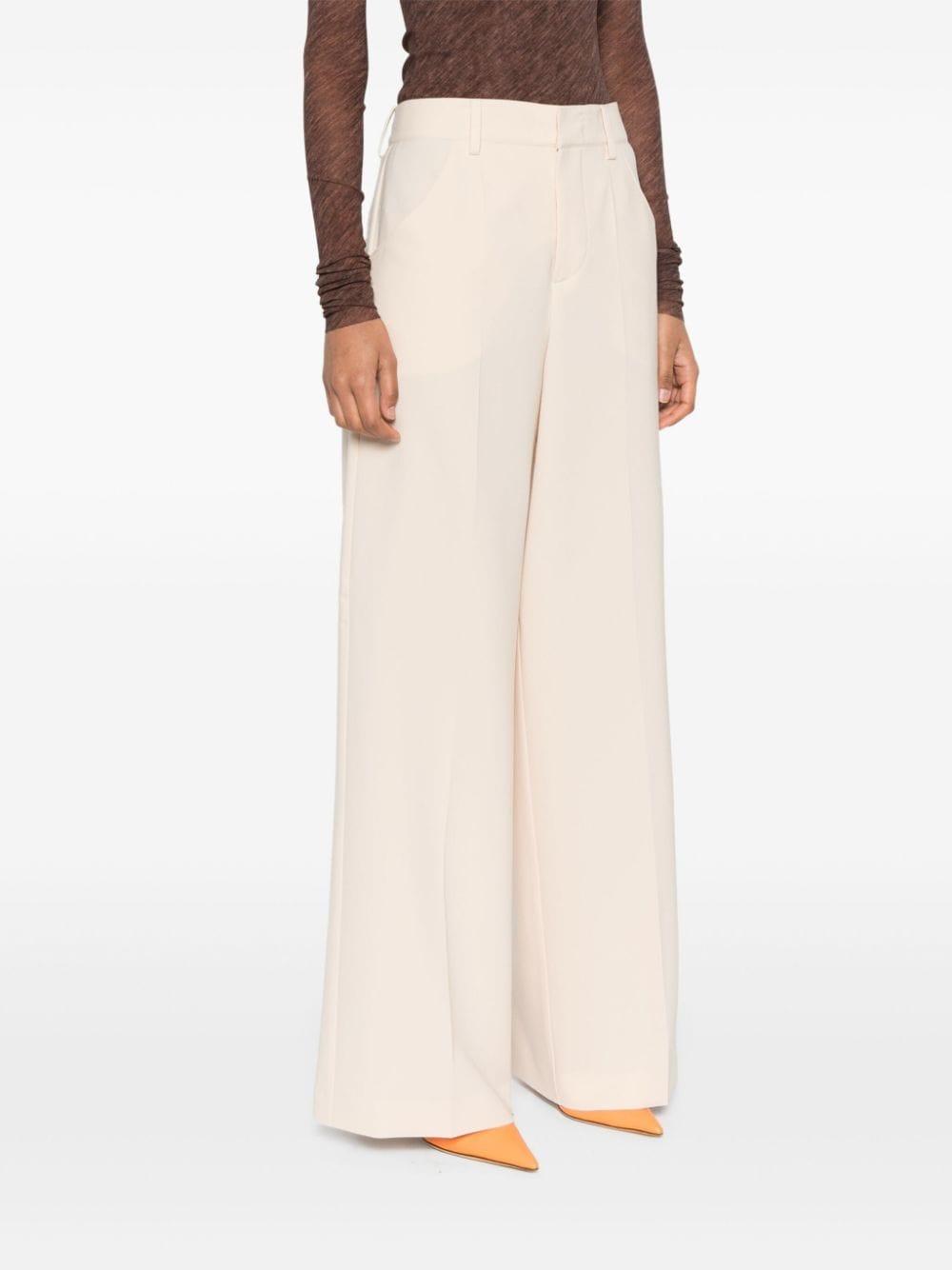 Pantaloni a gamba ampia in avorio Philosophy - donna 