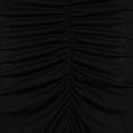 Gonna midi con ruches in nero Rick Owens Lilies -  donna 