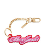 Ciondolo per borsa The Cursive Logo in rosa Marc jacobs - donna 