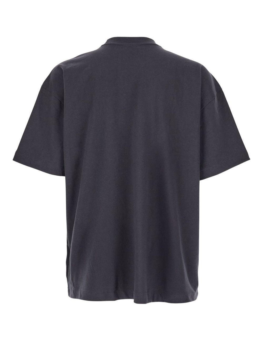 T-shirt girocollo con applicazione in nero The north face - uomo 