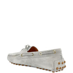 Mocassini in suede in grigio Tod's - donna 
