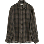 Camicia Above a quadri in marrone Our Legacy  - uomo 