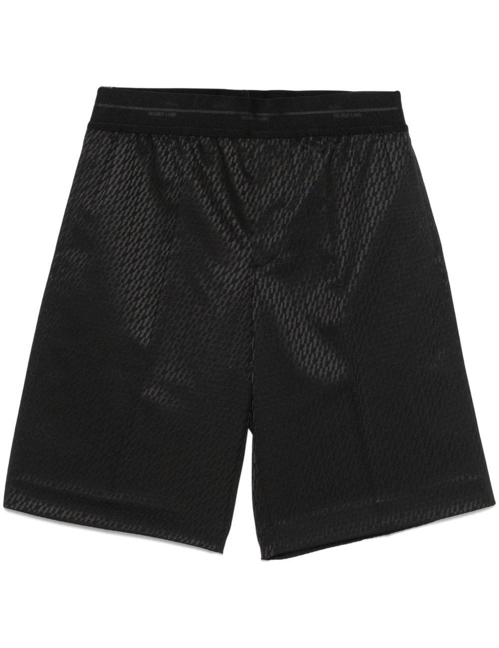 Shorts con logo jacquard Helmut Lang - uomo 