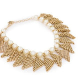 Collana frizz con perline in oro Rosantica - donna 