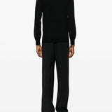Maglione a collo alto in nero Kangra - uomo 