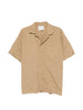 T-shirt con taschino in beige Gongdid design - uomo