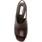 Sandali con cinturino e decorazione a forma di lucertola in marrone Toteme - donna 