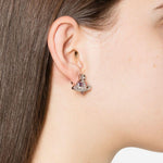 Orecchini New Diamante Heart in rosa 