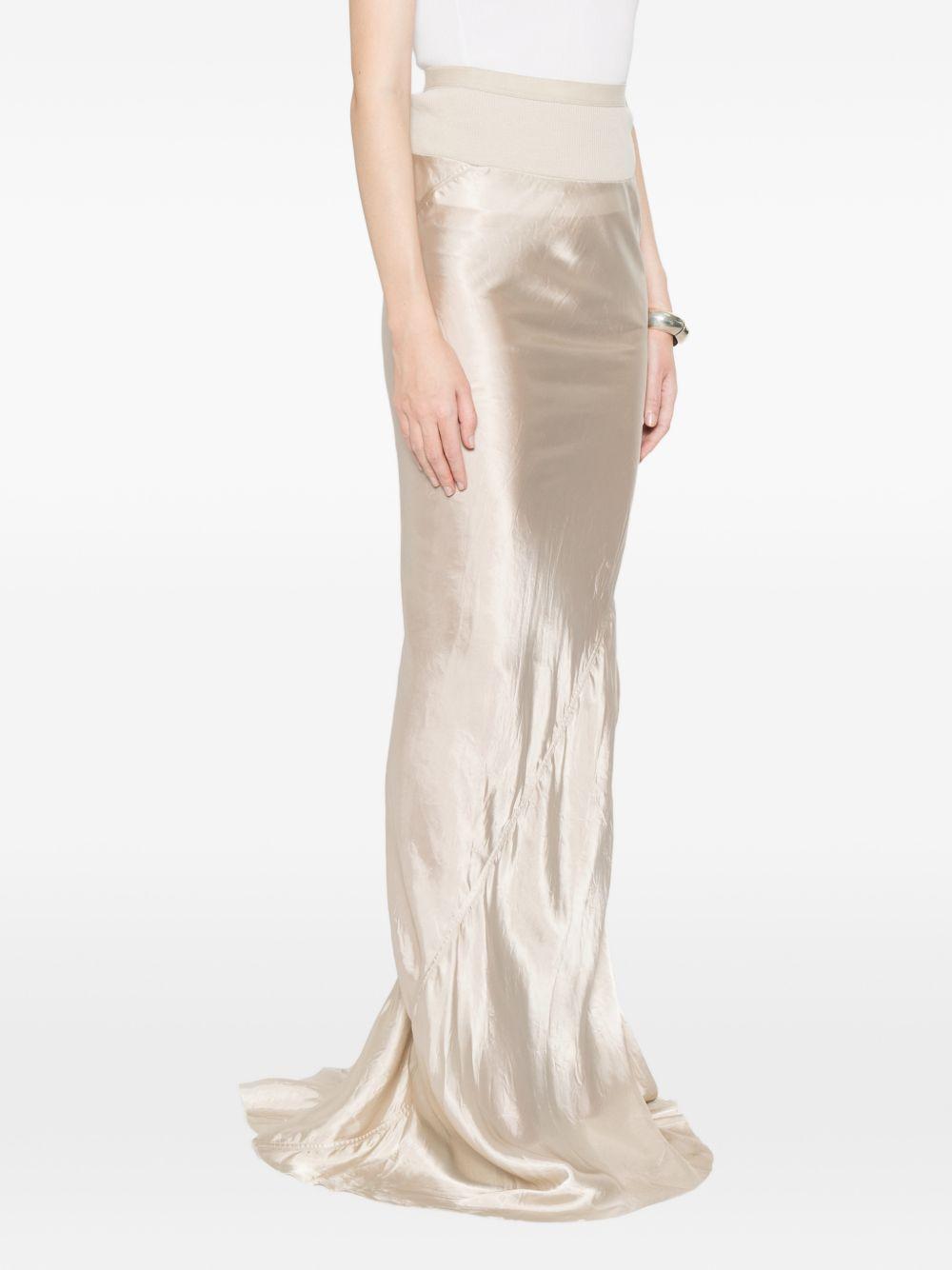 Gonna maxi coda in avorio Rick owens - donna 