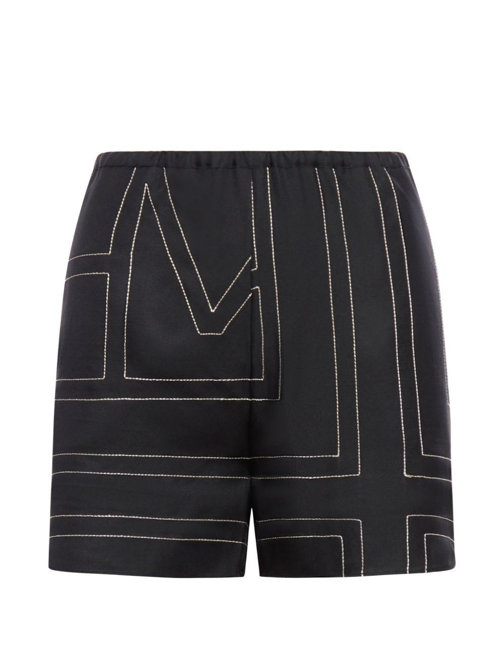 Shorts pigiama in avorio toteme - donna 