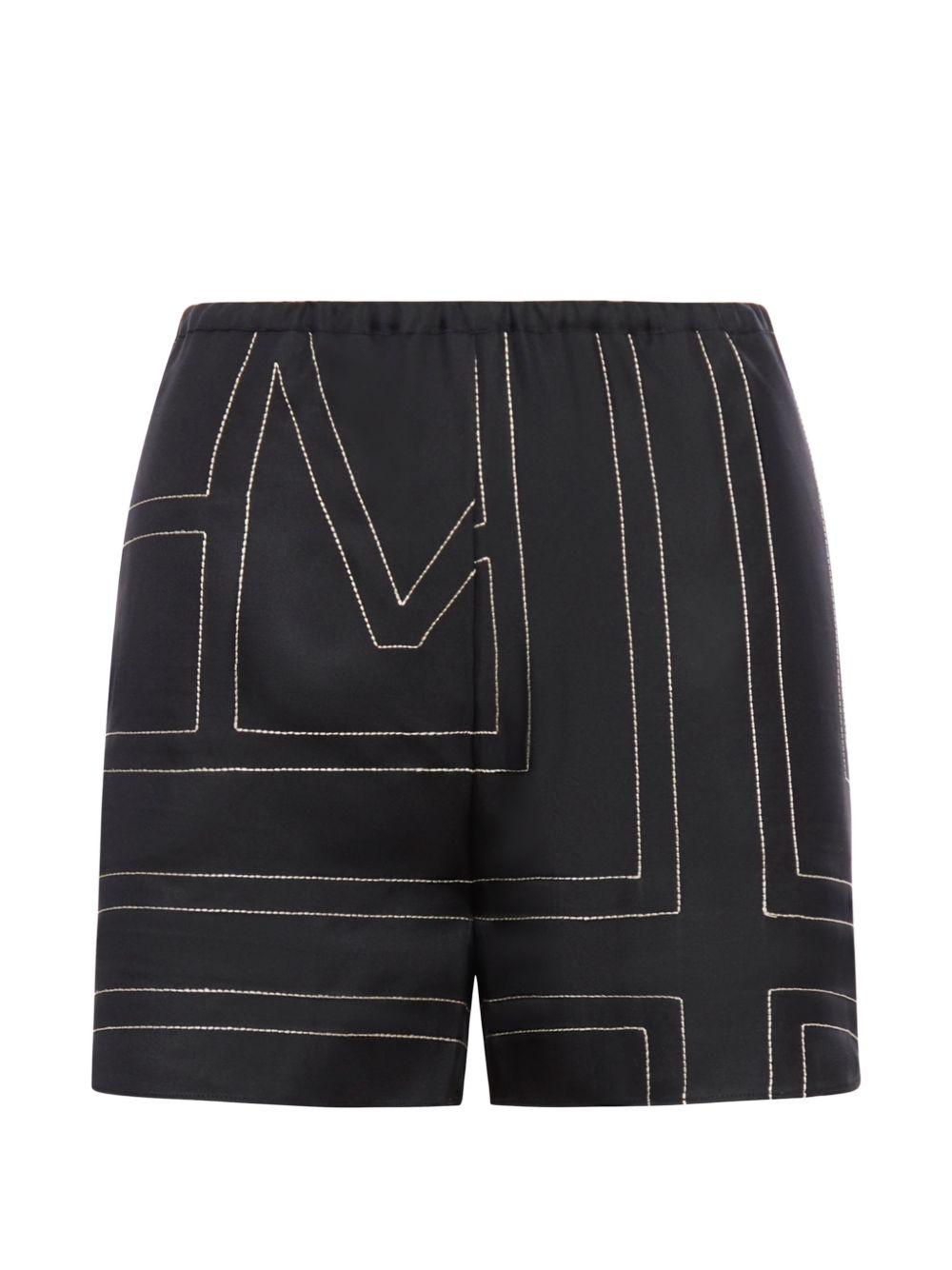 Shorts pigiama in avorio toteme - donna 