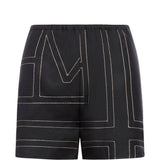 Shorts pigiama in avorio toteme - donna 
