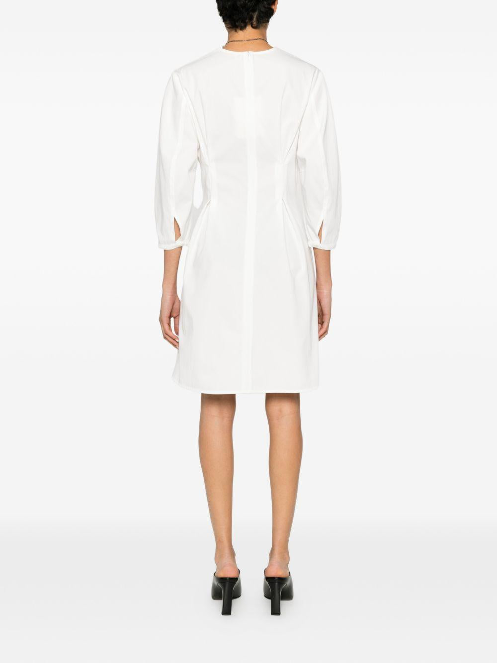 Abito con maniche balloon in bianco Toteme - donna 