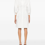 Abito con maniche balloon in bianco Toteme - donna 