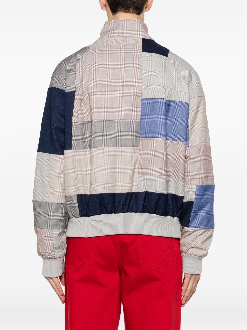 Giacca patchwork con zip multicolore Kidsuper x mercedes benz - uomo 