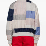 Giacca patchwork con zip multicolore Kidsuper x mercedes benz - uomo 