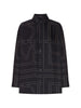 Camicia con logo in nero