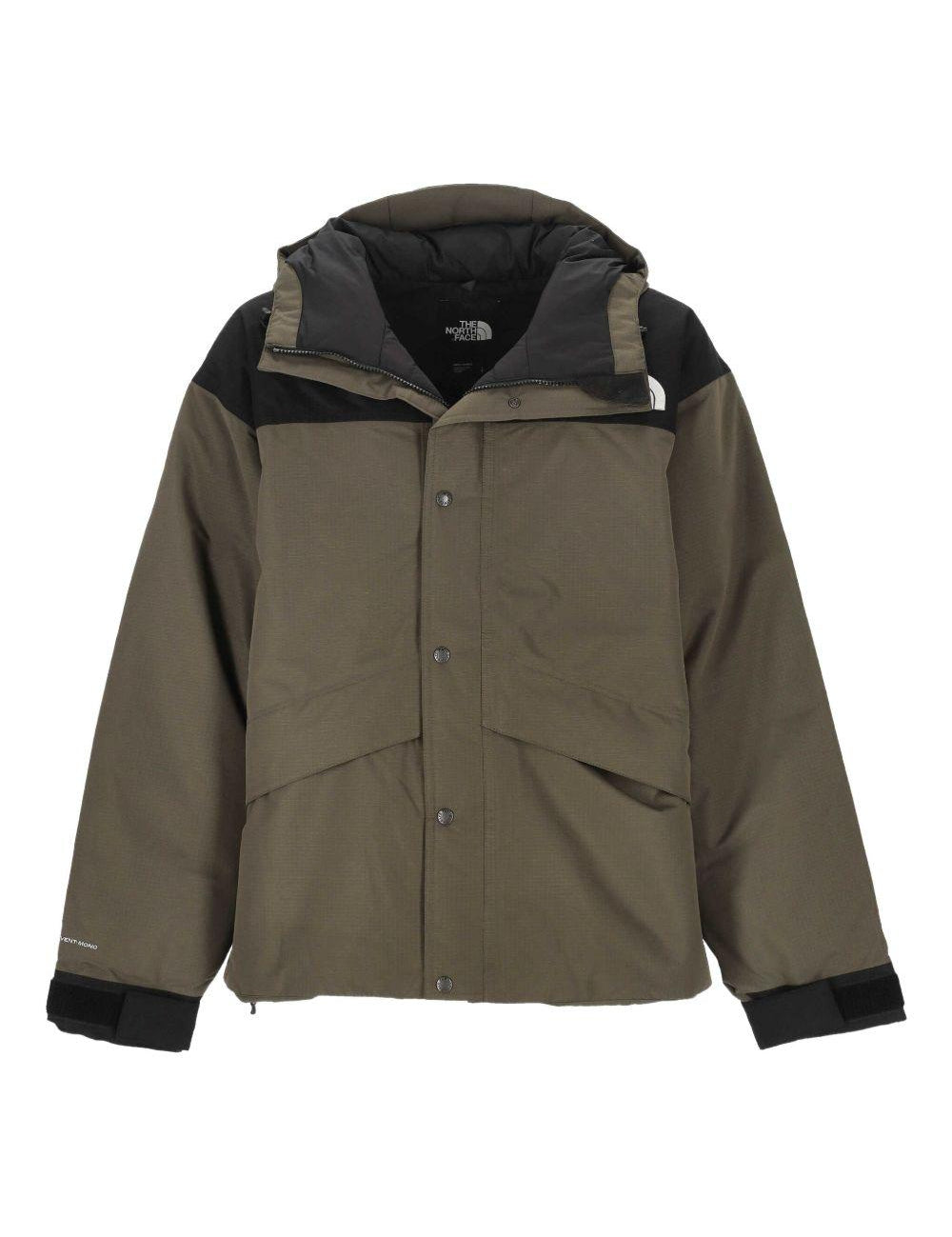 Giacca Mountain con cappuccio in verde The north face - uomo 
