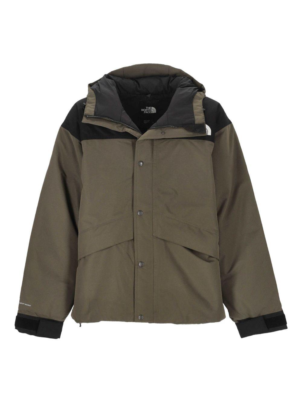 Giacca Mountain con cappuccio in verde The north face - uomo 