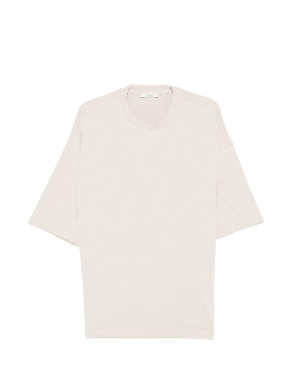 T-shirt squadrata in bianco Entire studios - unisex 