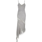 Abito Rosetta asimmetrico in grigio The Andamane - donna 