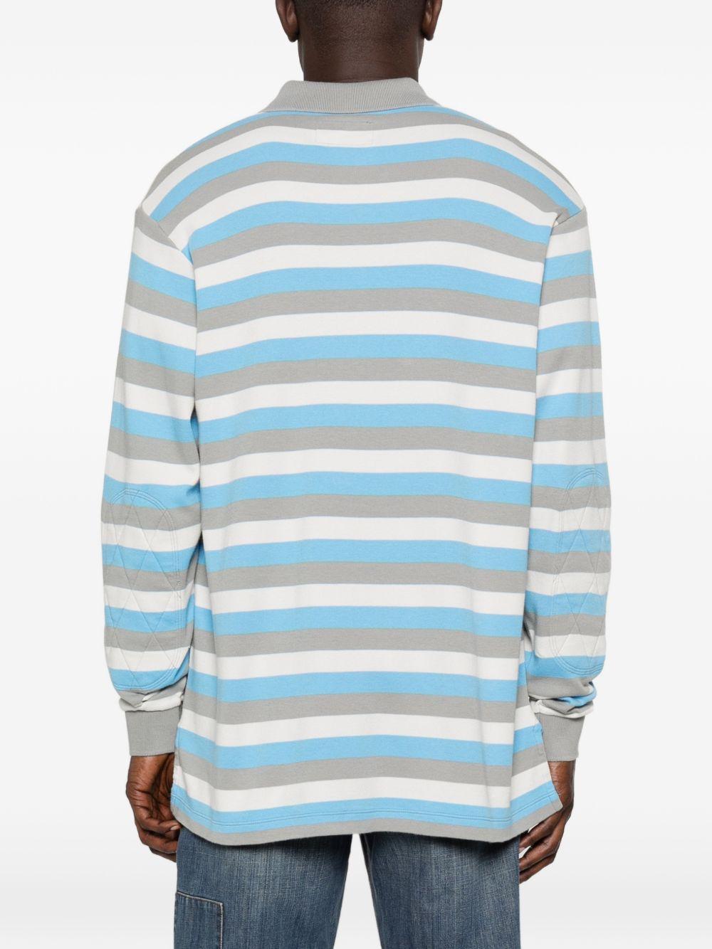 Polo a righe in blu Erl - unisex 
