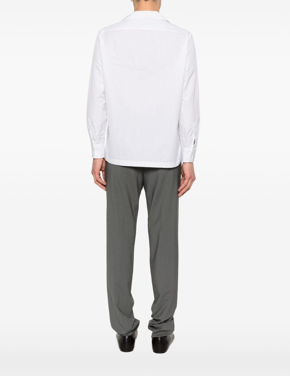 Camicia Paul a righe in bianco Lardini - uomo 