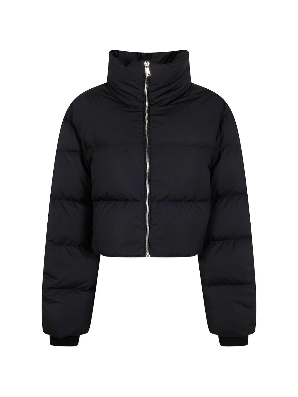 Giacca cyclopic crop in nero Rick Owens x Moncler - unisex<BR/><BR/> 